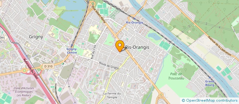localisation de l'entreprise TME TRANSPORT MESSAGERIE EXPRESS à RIS-ORANGIS
