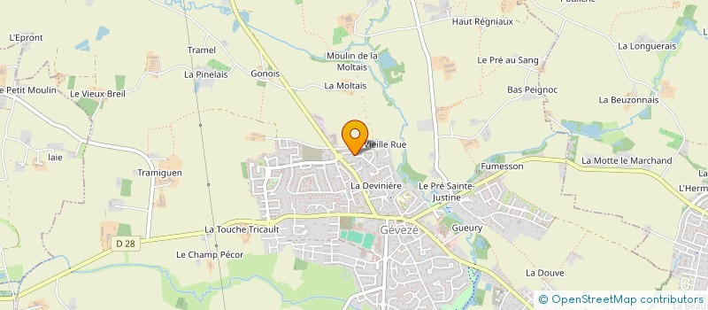 localisation de l'entreprise TMEA IMMO  GEVEZE