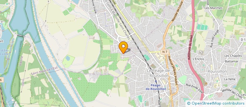 localisation de l'entreprise TMELEC à SAINT-MAURICE-L'EXIL