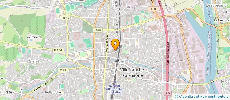 localisation de l'entreprise TMEMJA  VILLEFRANCHE-SUR-SAONE