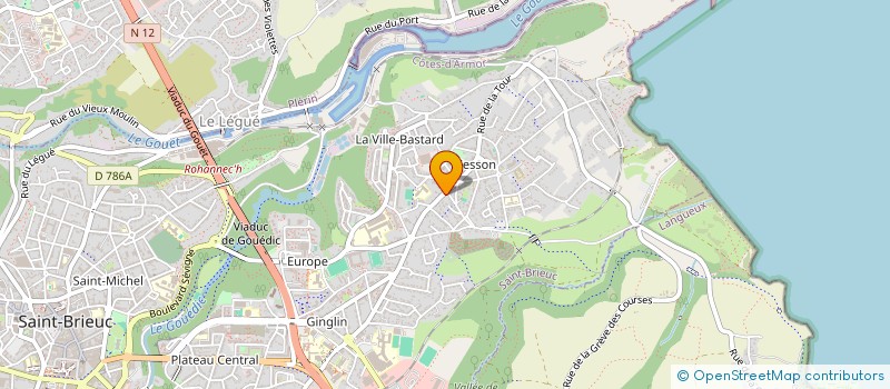 localisation de l'entreprise TMF EOUZAN à SAINT-BRIEUC