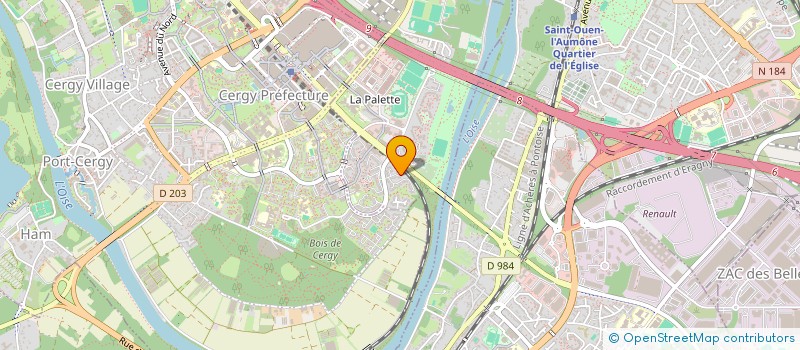 localisation de l'entreprise TMF IMMO  PONTOISE