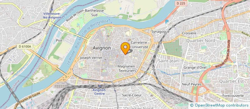 localisation de l'entreprise TMF OPERATING à AVIGNON