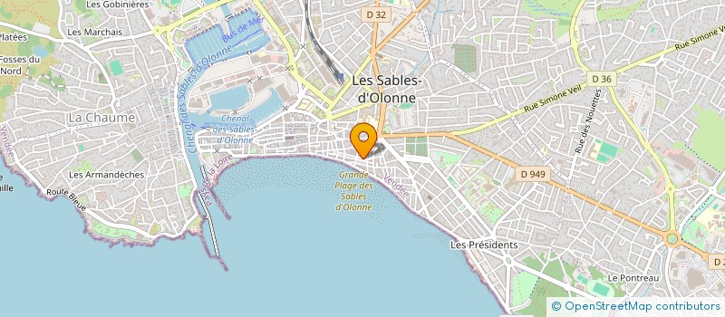 localisation de l'entreprise TMF PATRIMOINE à LES SABLES D'OLONNE