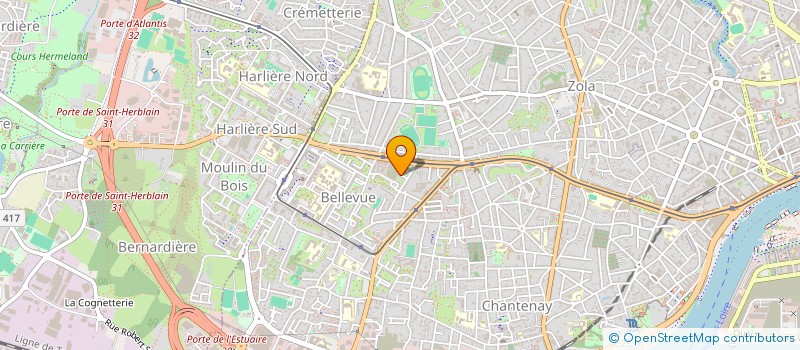 localisation de l'entreprise TMG 44 à NANTES