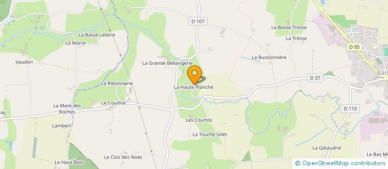 localisation de l'entreprise TMG à BAIS