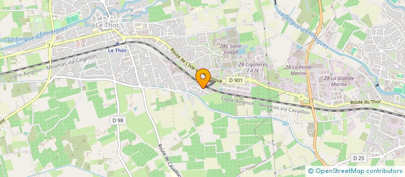 localisation de l'entreprise TMG  LE THOR