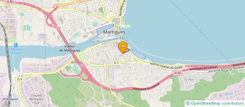 localisation de l'entreprise TMG BATIMENT à MARTIGUES