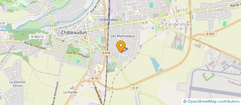 localisation de l'entreprise TMG EXPRESS à CHATEAUDUN
