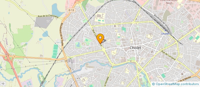 localisation de l'entreprise TMG IMMOBILIER à CHOLET