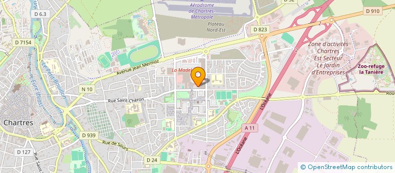 localisation de l'entreprise TMGG.1 à CHARTRES