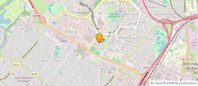 localisation de l'entreprise TMH à TOULOUSE