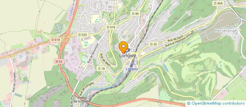 localisation de l'entreprise TMH CONSTRUCTION IMMOBILIERE à LONGWY