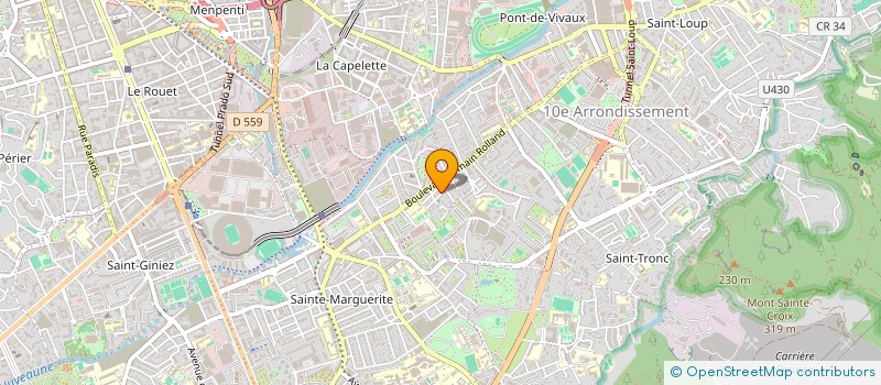 localisation de l'entreprise TMH MARSEILLE EST  MARIGNANE