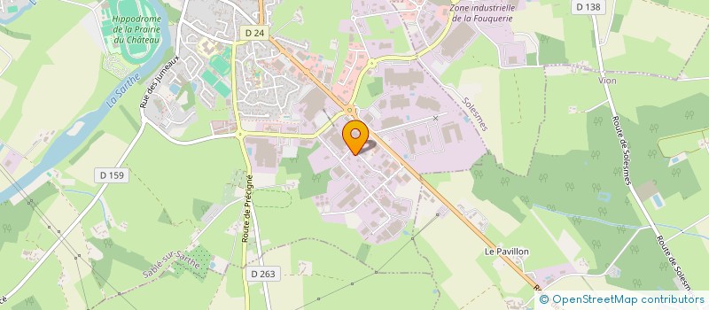 localisation de l'entreprise TMHA  SABLE-SUR-SARTHE