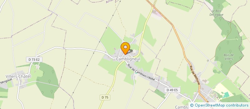 localisation de l'entreprise TMHC  CAMBLIGNEUL