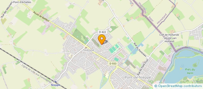 localisation de l'entreprise TMHPJ  NIEPPE