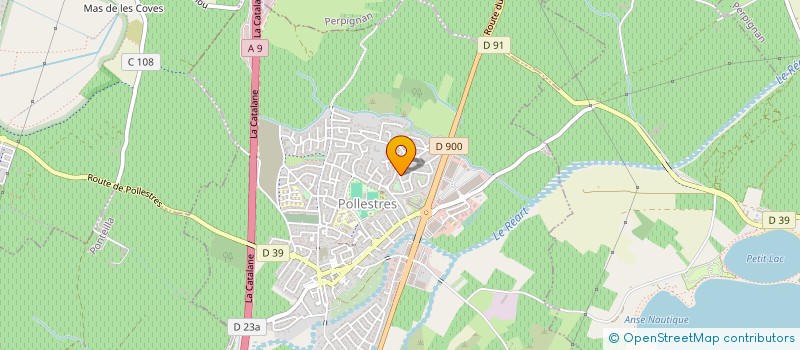 localisation de l'entreprise TMI  POLLESTRES