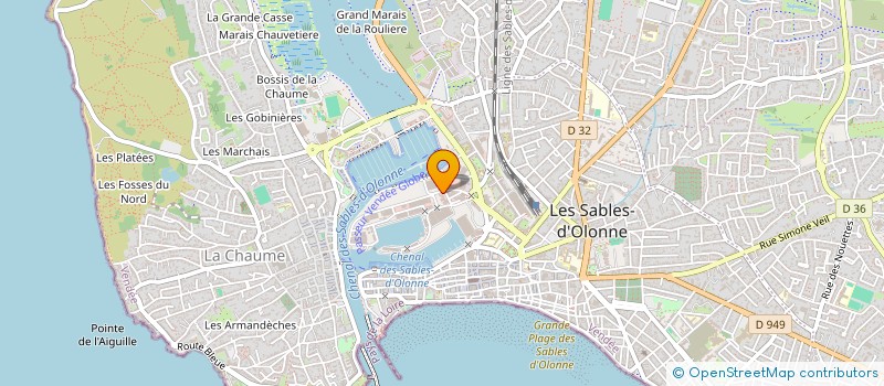 localisation de l'entreprise TMI à LES SABLES-D'OLONNE