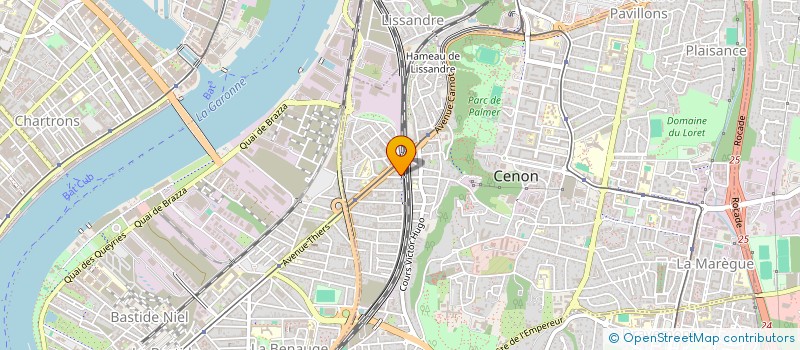 localisation de l'entreprise TMI AQUIBAT à CENON