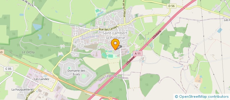 localisation de l'entreprise TMIA  SAINT-LAMBERT-LA-POTHERIE