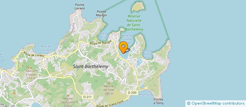 localisation de l'entreprise TMJ à SAINT BARTHELEMY