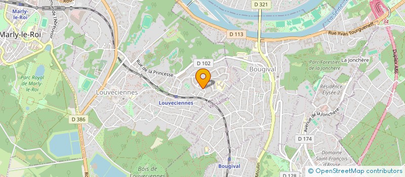 localisation de l'entreprise TMJC  LOUVECIENNES