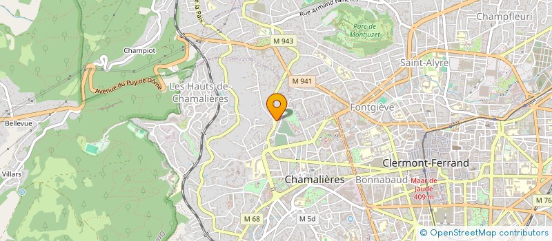 localisation de l'entreprise TMK COMMUNICATION SARL à CHAMALIERES