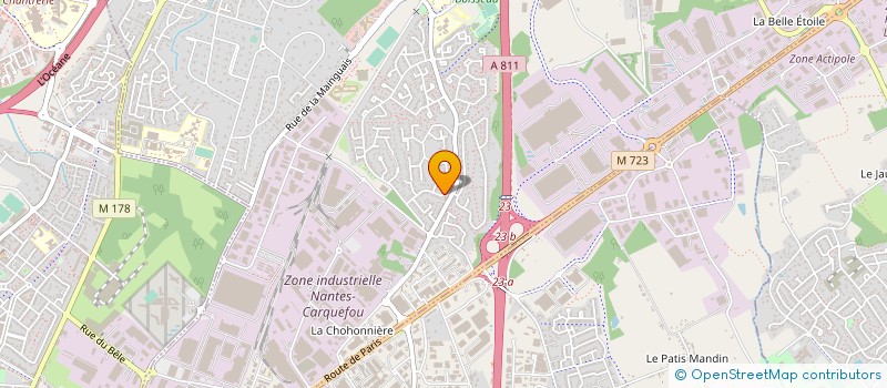 localisation de l'entreprise TMK EXPRESS à CARQUEFOU