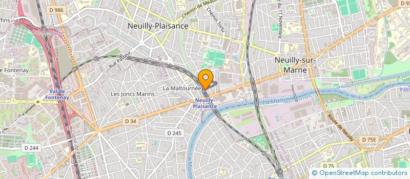 localisation de l'entreprise TMK MEKONG  NEUILLY-PLAISANCE