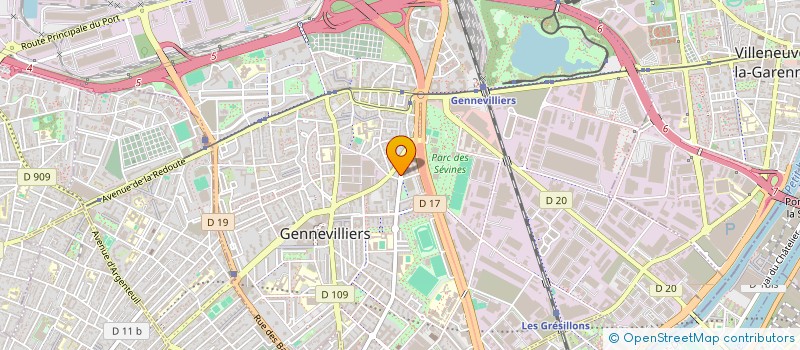 localisation de l'entreprise TML à GENNEVILLIERS