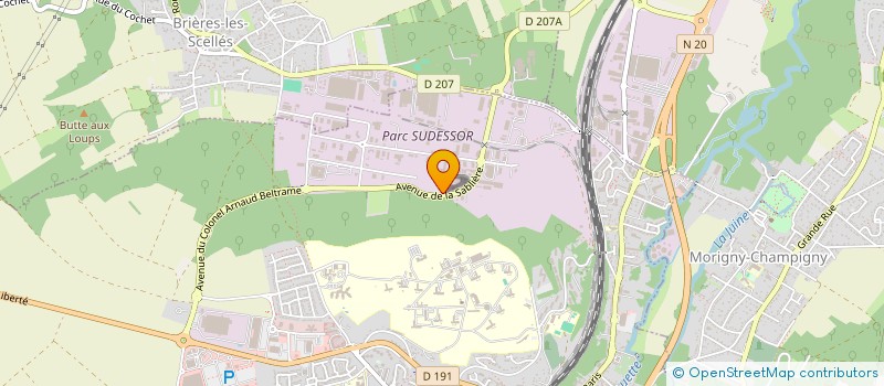 localisation de l'entreprise TML  ETAMPES