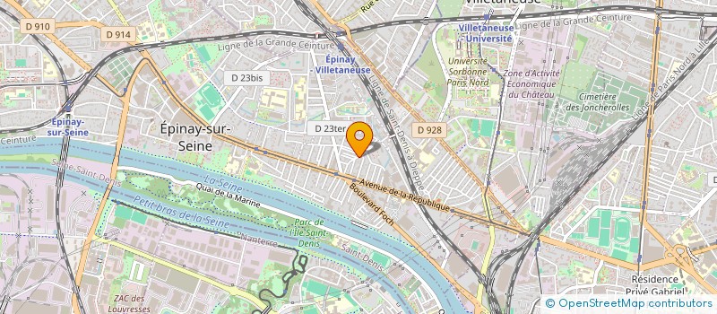 localisation de l'entreprise TML IMMO à EPINAY-SUR-SEINE