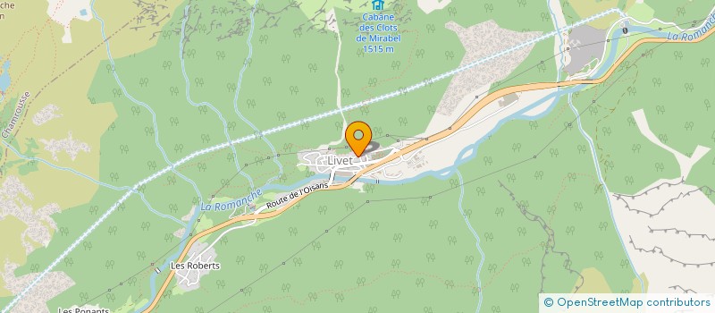 localisation de l'entreprise TML PAYSAGE  LIVET-ET-GAVET