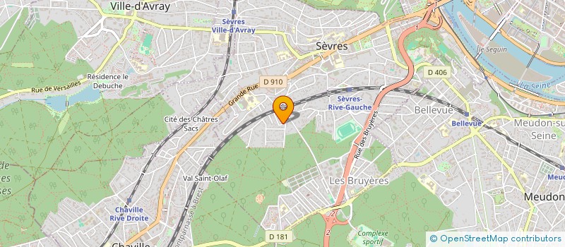 localisation de l'entreprise TMLH à SEVRES