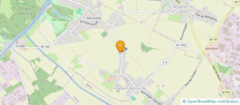 localisation de l'entreprise TMN  HOUPLIN-ANCOISNE