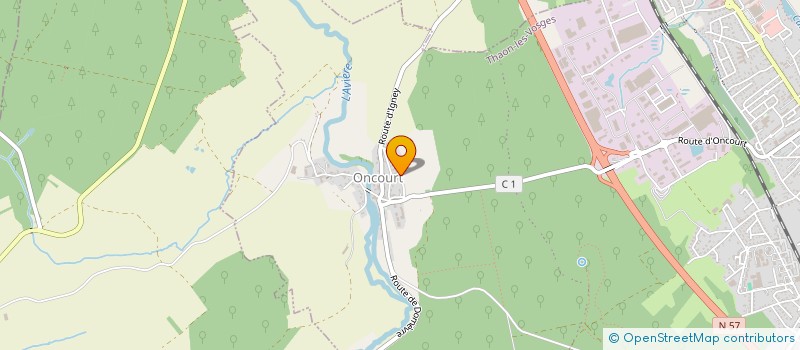 localisation de l'entreprise TMN TRANSPORT à THAON-LES-VOSGES