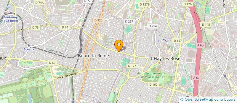 localisation de l'entreprise TMNFY à BOURG-LA-REINE