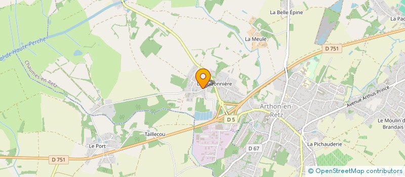 localisation de l'entreprise TMNV INVEST  CHAUMES-EN-RETZ