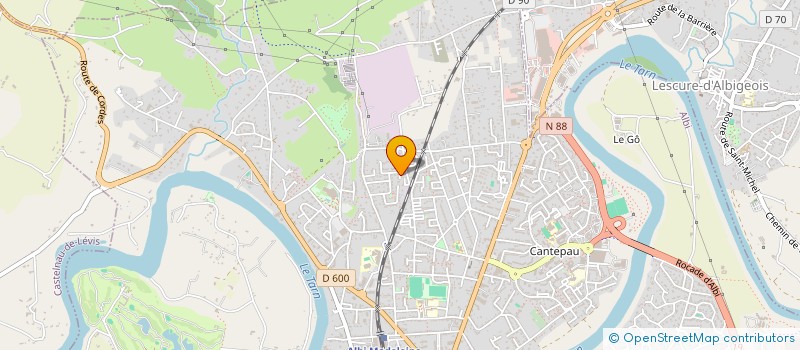 localisation de l'entreprise TMO HOLDING  ALBI