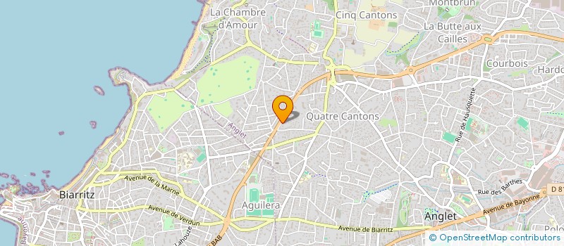 localisation de l'entreprise TMP  ANGLET