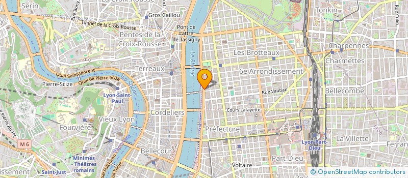 localisation de l'entreprise TMP DANIEL PORTE CONSULTANTS RHONE-ALPES  LYON