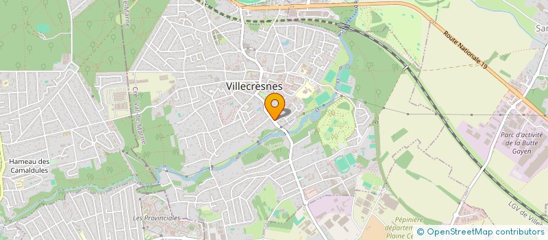 localisation de l'entreprise TMP DIFFUSION à VILLECRESNES