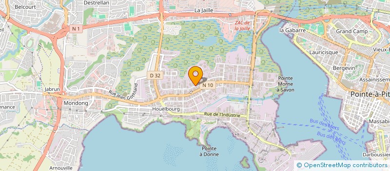 localisation de l'entreprise TMP TRANSPORT  BAIE-MAHAULT