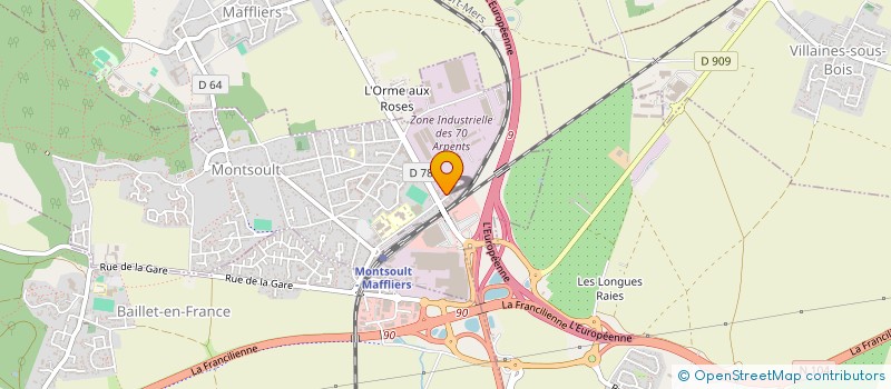 localisation de l'entreprise TMPA à MONTSOULT