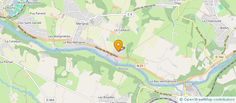localisation de l'entreprise TMPA à ISLE