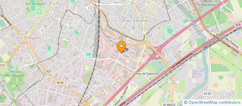 localisation de l'entreprise TMPG à MONTPELLIER
