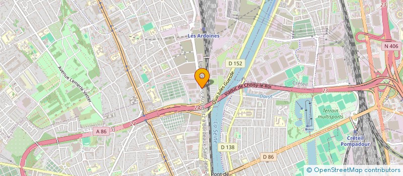 localisation de l'entreprise TMPLAB à VITRY-SUR-SEINE