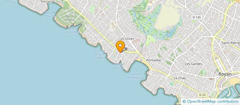 localisation de l'entreprise TMPO CLUB  VAUX-SUR-MER