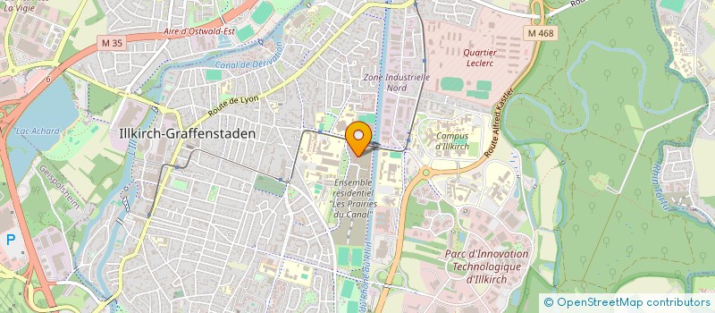 localisation de l'entreprise TMPP  ILLKIRCH-GRAFFENSTADEN
